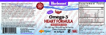Bluebonnet Omega-3 Heart Formula - supplement