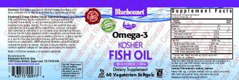 Bluebonnet Omega-3 Kosher Fish Oil - supplement