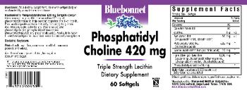 Bluebonnet Phosphatidyl Choline 420 mg - supplement