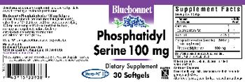 Bluebonnet Phosphatidyl Serine 100 mg - supplement