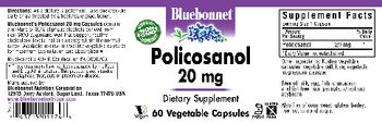 Bluebonnet Policosanol 20 mg - supplement