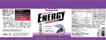 Bluebonnet Simply Energy Grape Flavor - supplement