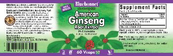 Bluebonnet Standardized American Ginseng Root Extract - herbal supplement