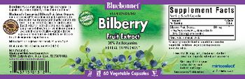 Bluebonnet Standardized Bilberry Fruit Extract - herbal supplement