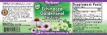 Bluebonnet Standardized Echinacea Goldenseal Root Extract - herbal supplement