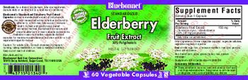 Bluebonnet Standardized Elderberry Fruit Extract 30% Polyphenols - herbal supplement