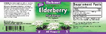 Bluebonnet Standardized Elderberry Fruit Extract - herbal supplement