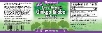 Bluebonnet Standardized Extra-Strength Ginkgo Biloba Leaf Extract - herbal supplement