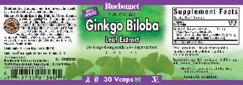 Bluebonnet Standardized Ginkgo Biloba Leaf Extract - herbal supplement