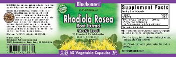 Bluebonnet Standardized Rhodiola Rosea Root Extract - herbal supplement