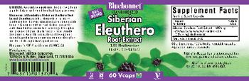 Bluebonnet Standardized Siberian Eleuthero Root Extract - herbal supplement