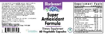 Bluebonnet Super Antioxidant Formula - supplement