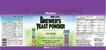 Bluebonnet Super Earth Brewer's Yeast Powder - supplement