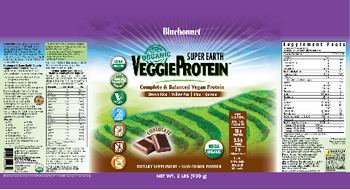Bluebonnet Super Earth Organic VeggieProtein Chocolate - supplement