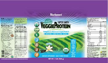 Bluebonnet Super Earth Organic VeggieProtein Vanilla - supplement