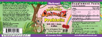 Bluebonnet Super Earth Rainforest Animalz Probiotic Natural Raspberry Flavor - supplement