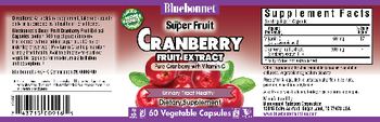 Bluebonnet Super Fruit Cranberry Fruit Extract - supplement
