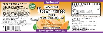 Bluebonnet Super Fruit Vegetarian SOD 100 IU Cantaloupe Fruit Extract - supplement