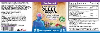 Bluebonnet Targeted Choice Sleep Support - whole foodbased supplement