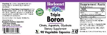 Bluebonnet Triple Boron - supplement