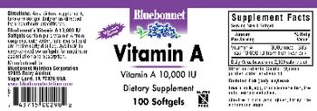 Bluebonnet Vitamin A - supplement