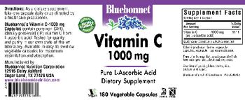 Bluebonnet Vitamin C 1000 mg - supplement