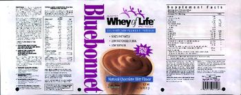 Bluebonnet Whey of Life Multi-Action Whey Protein Natural Chocolate Blitz Flavor - supplement powder