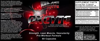 BMF Sports Oxcyte - supplement