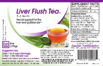 BN Baseline Nutritionals Liver Flush Tea - herbal supplement