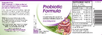 BN Baseline Nutritionals Probiotic Formula - supplement