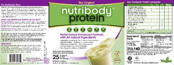 BN Baseline Nutritionals The Original Nutribody Protein Natural Vanilla - supplement