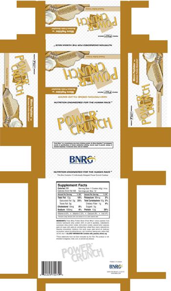 BNRG Bionutritional Research Group Power Crunch Peanut Butter Creme - 