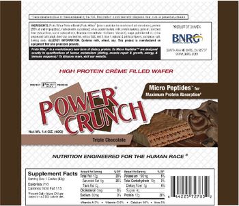 BNRG Bionutritional Research Group Power Crunch Triple Chocolate - 