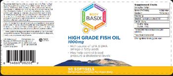 Body Basix High Grade Fish Oil - 