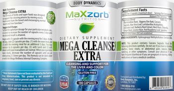 Body Dynamics MaxZorb Nutrition Mega Cleanse Extra - supplement