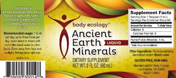 Body Ecology Ancient Earth Minerals Liquid - supplement