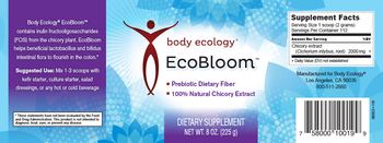 Body Ecology EcoBloom - supplement