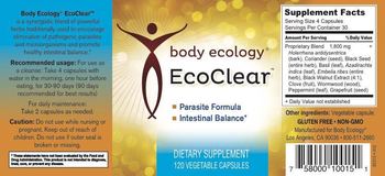 Body Ecology EcoClear - supplement