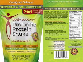 Body Ecology Probiotic Protein Shake - supplement