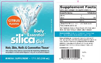 Body Essential Silica Gel Citrus Flavor - mineral supplement