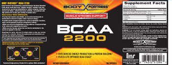 Body Fortress BCAA 2200 - supplement