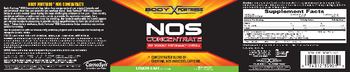 Body Fortress NOS Concentrate Lemon-Lime - supplement