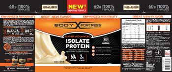 Body Fortress Super Advanced Isolate Protein Vanilla Creme - protein supplement