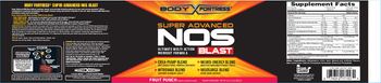 Body Fortress Super Advanced NOS Blast Fruit Punch - supplement