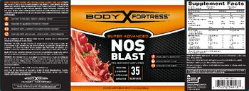 Body Fortress Super Advanced NOS Blast Fruit Punch - supplement