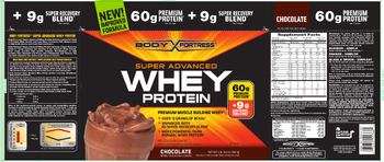 Body Fortress Super Advanced Whey Protein Chocolate - protein supplement