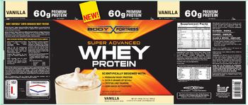 Body Fortress Super Advanced Whey Protein Vanilla - protein supplement