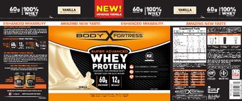 Body Fortress Super Advanced Whey Protein Vanilla - protein supplement