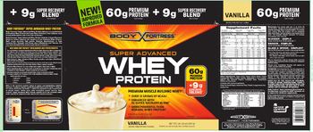 Body Fortress Super Advanced Whey Protein Vanilla - protein supplement