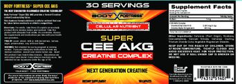 Body Fortress Super CEE AKG Creatine Complex - supplement